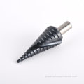 Metal Wood Hole Drilling HSS Spiral Groove Step Drill Bit Manufactory